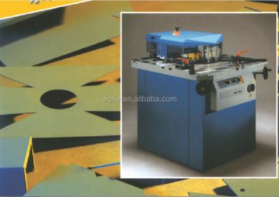 China Notcher 4mm 6mm Adjustable Metal Angle Steel Cutting Machine, Single Notching Machine QF28Y-4X200 for sale