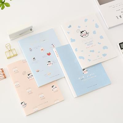 China Custom Blank A6 Logo Sorted Writing Sew Binding Notebook Wrapping Paper Notebook Mini Pocket Notebook for sale