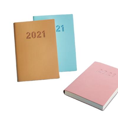 China Cheap Wholesale A5 Eco-friendly Paper PU Leather Soft Cover Notebook A4 Books Creative Diary With Pen for sale