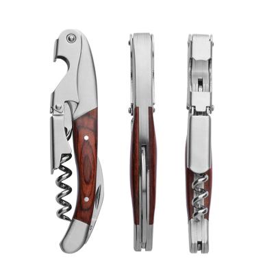 China Wholesale Wine Corkscrew Bar Tools Openers Kit Wine Corkscrews and Corkscrew Openers Wine Accessories Gift Set for sale