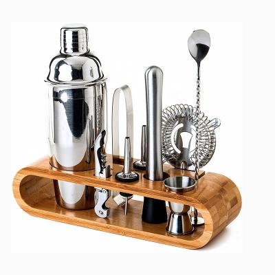 China Factory Sustainable Sale Directly Customized Stainless Steel Cocktail Set Bar Spoon Boston Shaker for sale