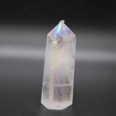 China China High Quality Natural White Amethyst Clear Clear Stones Crystal Wand Point Crystal Home Decor Rose Quartz Stone China for sale