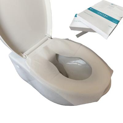 China 1/4 Version 200pcs 16g Disposable Toilet Seat Cover Pad Flushable Updated Disposable Paper Sanitary Cover for sale