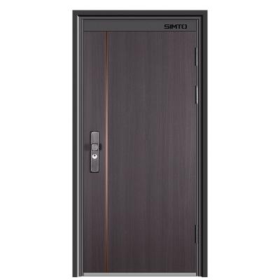 China China Manufacture Anti Theft Customized Door House Front Door Exterior Security Steel Modern Anti Theft Door for sale