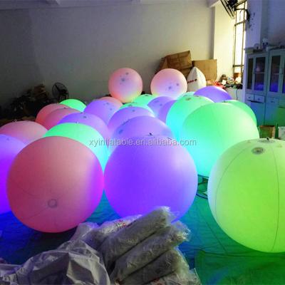 China Best Inflatable PVC LED Crowd Ball / Zygotes Interactive Lighting Balls / Led Balloon Lights For Stage Decoration for sale