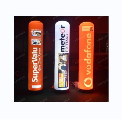 China Oxford Cloth Factory Best Inflatable Outlet Pillar, Inflatable Led Column, Led Inflatable Tube For Advertising for sale