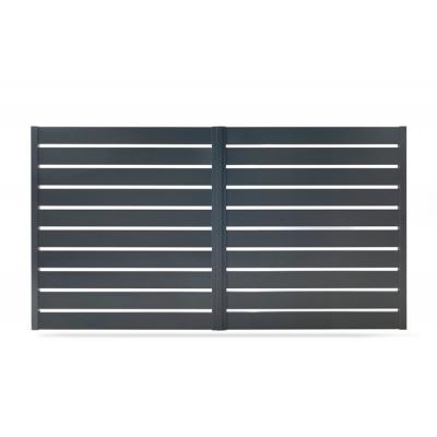 China High Quality Modern Black Decorative Iron Yard Fence Easily Assembled Aluminum Steel Panels for sale