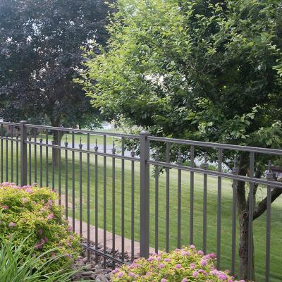 China Easily Assembled Cheap Pool Fencing Residential Yards Faux Fence Panels Aluminum Fence for sale