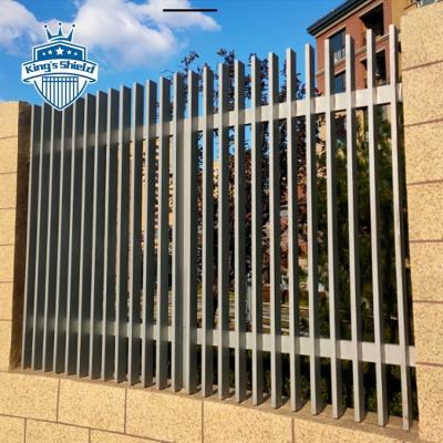 China Easily Assembled Panel Aluminum Fence Popular Accessories Steel Barrier Fence for sale