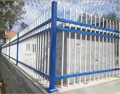 China Easily Assembled Easily Assembled Outdoor Cheap Metal Picket Steel White Composite Garden Fence for sale