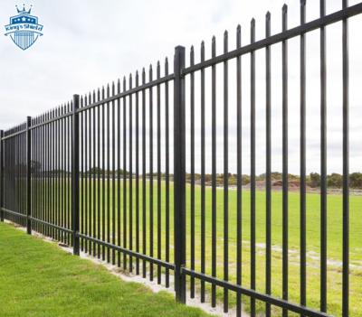 China Wholesale Easily Assembled Residential Steel Wrought Iron Fence Galvanized Perforated Metal Fence Panels for sale