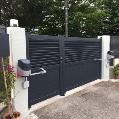 China Modern Single Main Metal Fence Sliding Cast Aluminum Gate For Sale Aluminum Fences And Doors For Houses for sale