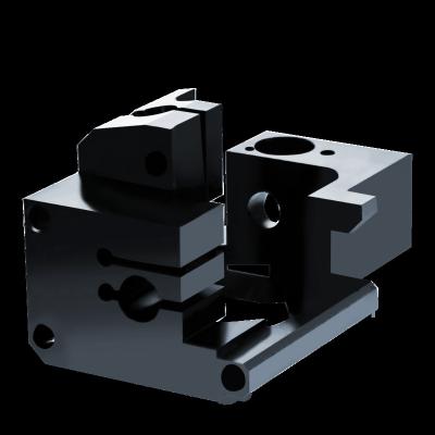 China Laser Printer Customized Black Anodizing CNC Machining Aluminum Parts For Laser Printer for sale