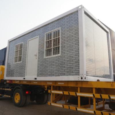 China Industrial Prefab Steel House, 20ft Prefab Container House With Luxury Design for sale