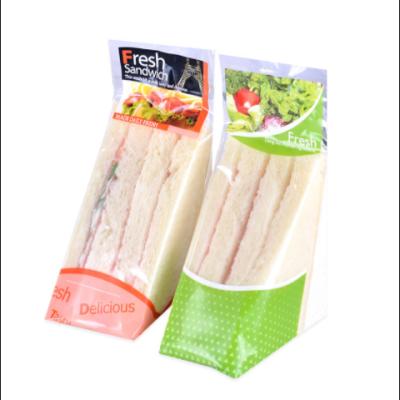 China moisture proof BOPP microwaved sandwich plastic film bag packaging for sale