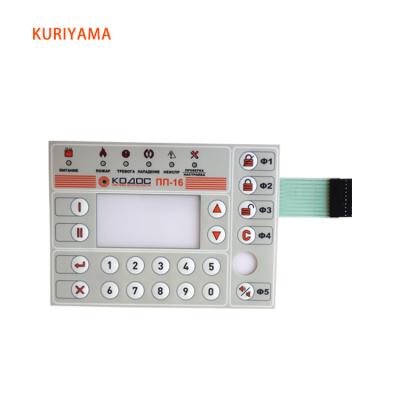 China Water-proof.durable.Eco-friendly 16 Key Membrane Switch Keypad 4x4 Matrix Keyboard With Metal Dome And Custom Color for sale