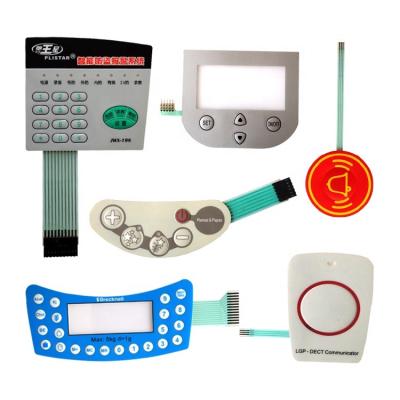 China Water-proof.durable.Eco-friendly Custom 3m Adhesive Waterproof Membrane Switch for sale