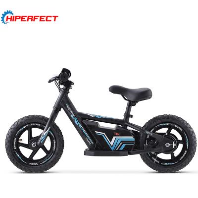 China 12 inch 180W children's street pedal bicycle, mini electric kids balance bike, stability cycle for kids for sale