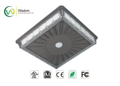 China 70W adelgazan la CA 120-277 V //WSD-PGC07W27 de la UL DLC de los lúmenes 5000 K del sensor de movimiento de la luz del parking del accesorio LED del toldo 8200 en venta