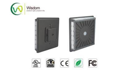 China El parking al aire libre de 45W LED enciende la CA delgada 120-277 V //WSD-PGC45W27 de la UL DLC de los lúmenes 4000K de los accesorios 5200 del toldo en venta