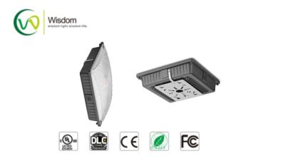 China 45W LED Parking garage lights Slim Canopy fixtures 5300 lumens 5000K UL DLC AC 120-277 V // WSD-CP45W27 for sale