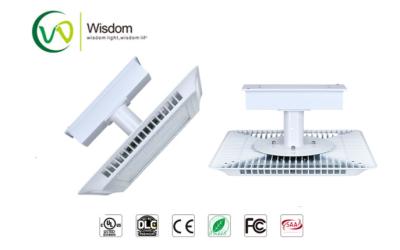 China China factory LED Gas Station Light canopy light fixtures 120W 14650 lumens 5000k UL DLC AC 120-277 V // WSD-GSK12W27 for sale