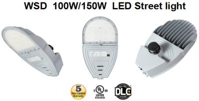 China UL al aire libre DLC 120-277V ////WSD-ST15W27 de los lúmenes 5000K del alumbrado público 17360 de la lámpara de la luz de calle de la cabeza de la cobra de 150W LED en venta