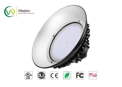 China Rugged 150W UFO LED Round High Bay Light fixture motion sensor 18900 lumens 5000K UL DLC AC 120-277V // WSD-UHB15W27-50K for sale