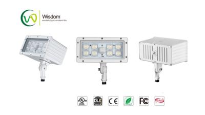 China 45W al aire libre adelgazan la CA 120-277V //WSD-FL45W27-50K de la UL DLC de los lúmenes 5000k de la fotocélula 4950 del soporte del nudillo de la luz de inundación del LED en venta