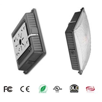 China AC100-277V 65 Watt Led Garage Ceiling Light Fixtures 3000K UL DLC 120V WSD-CP65W27 for sale