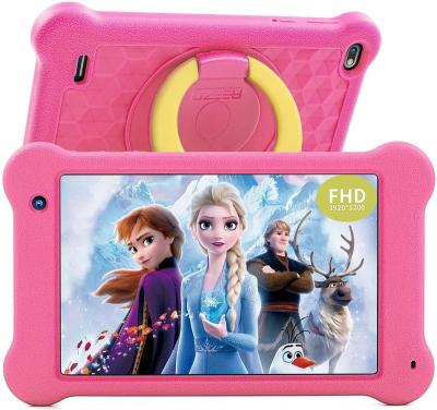 China Hot Selling Shockproof 2GB 32GB Home Online Toy Drawing Playing 7 Inch LCD Education Android Kids Learning Tablet for sale