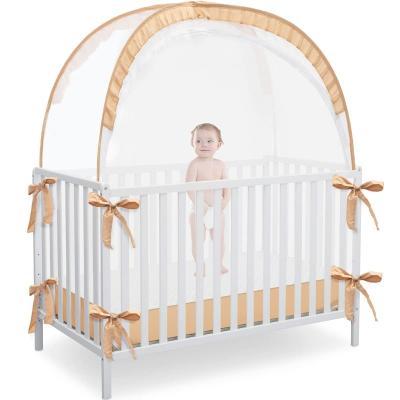 China Anti-Static Low Price Guaranteed Quality Clear Stock Portable Infant Crib Tent Baby Mosquito Net for sale