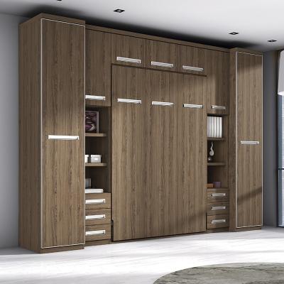 China NOVA 20WB023 Modern Wall All In One Modern Wardrobe Bed Camas Plegables Space Saving Home Furniture Murphy Bed Folding Bed for sale