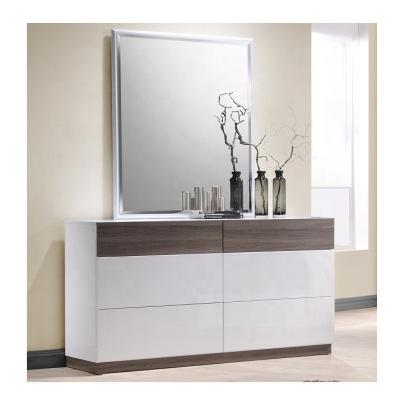 China MCTA003 Modern simple custom made dressing table mirrored chest drawers dresser furniture for bedroom for sale