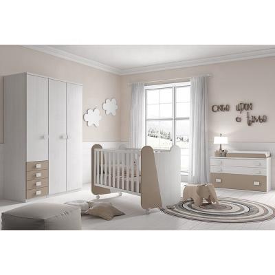 China 20CCB005 Modern Crib Baby Sleep Bed 20CCB005 Children Furniture Kids Cradle Bed High Quality Wooden Baby Crib Huts for sale