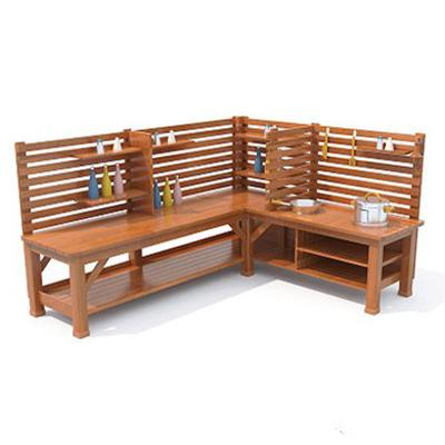 China Outdoor Outdoor Garden Playground Other Wooden Toys Kitchen for sale