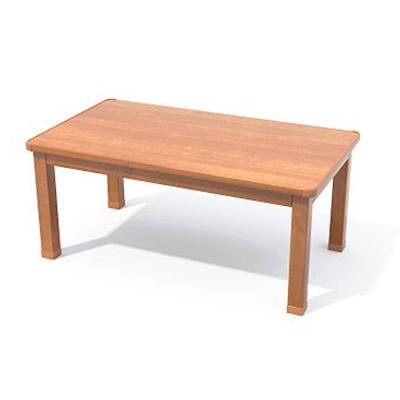 China Outdoor Outdoor Rectangle Leisure Furniture Wooden Dining Table for sale