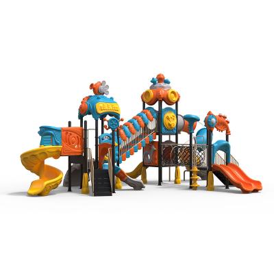 China New Product Wooden Kids Park Commercial Outdoor Playground Slide for sale