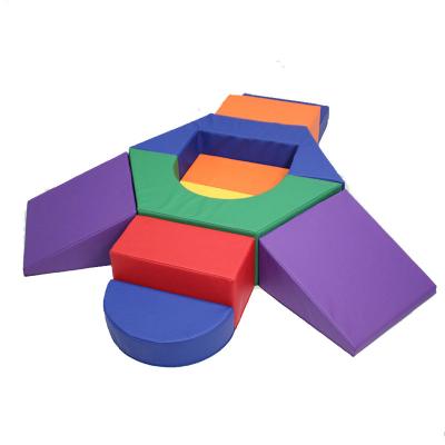 China Kids Soft Indoor Pastel Soft Baby Equipment Gym Climbers Playground Soft Crawling and Climbing Foam Game for sale