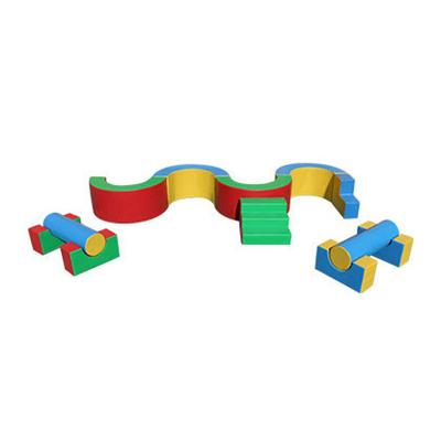 China Hot Sale Soft Party Using Kids Bridge Playground Indoor Soft Play Set For Sale for sale