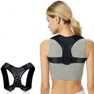 China Breathable Adjustable Back Brace Shoulder Belt Posture Support Correction Band Clavicle Body Posture Corrector for sale