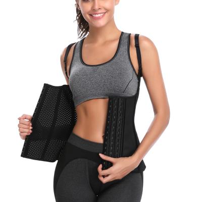 China Wholesale Women's Sportswear Waist Trainer Corset Vest Body Shaper Cincher Breathable Workout Plus Size Tank Top for sale