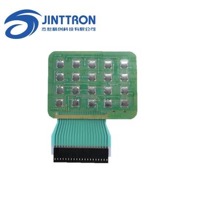 China Durable Square 20 Numeric Keypad Module 20 Button Four Leg Tactile Switch 10-4-280g 4x5 for sale