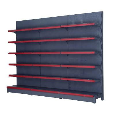 China Double Sided Gondola Supermarket Shelf for sale