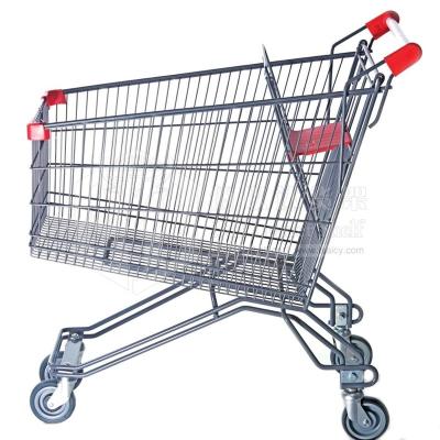 China Best quality durable supermarket trolley with wheels for sale