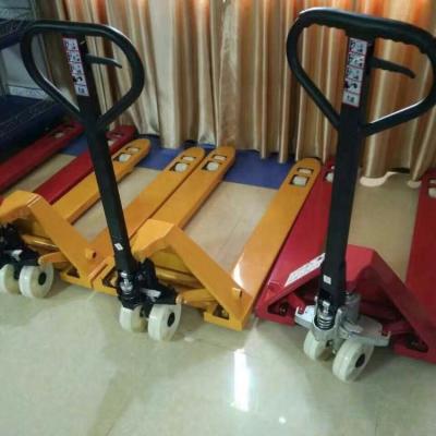 China Steel Hand Pallet Truck China Supplier Accepted Customized Plastic Pallet Truck for sale