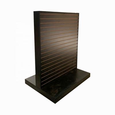 China Double Sided Wooden Slat Shelves For Wing Products for sale