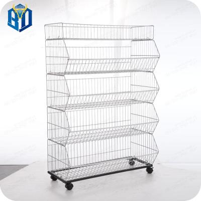 China Durable Wire Display Stands In Supermarket for sale