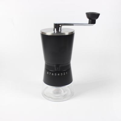 China Business 8 Adjustable Manual Coffee Hand Setting Grinder Looks Luxury For Personal Use for sale