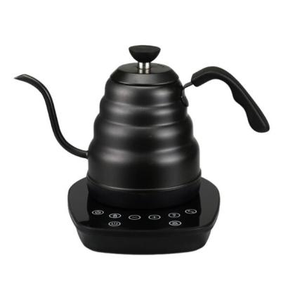 China Durable Matte Spray Paint Hand-Cup Coffee Pot 304 Stainless Steel Coffee Pot Electric Tea Kettle for sale